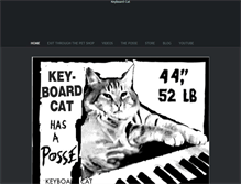 Tablet Screenshot of keyboardcatposse.com